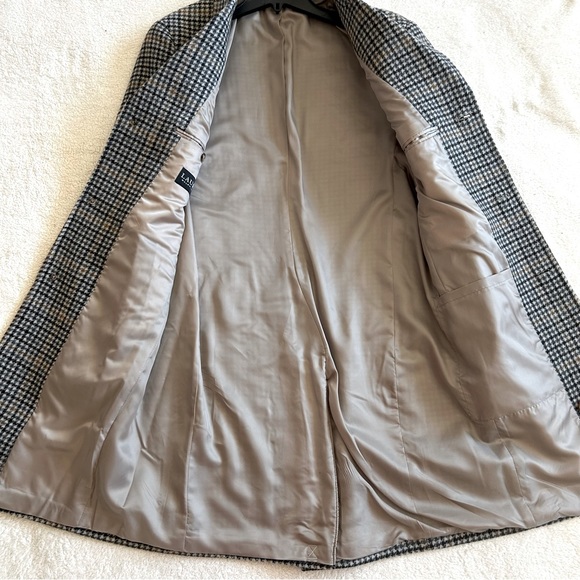 NWT LAUREN RALPH LAUREN Men’s Luther Luxury Blend Overcoat Blue Earth 36R - Picture 10 of 12